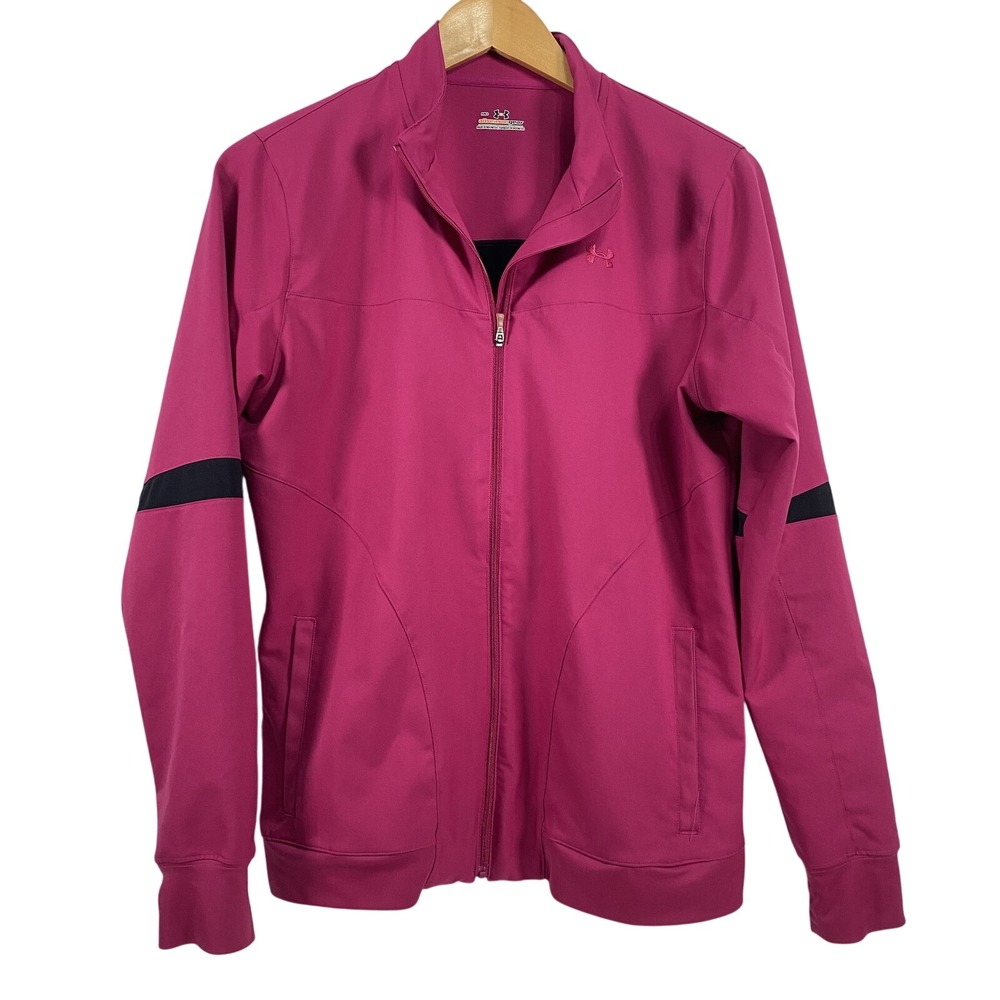 Under Armour Jacket Womens Medium‎ Allseasongear Full Zip Athletic Lightweight